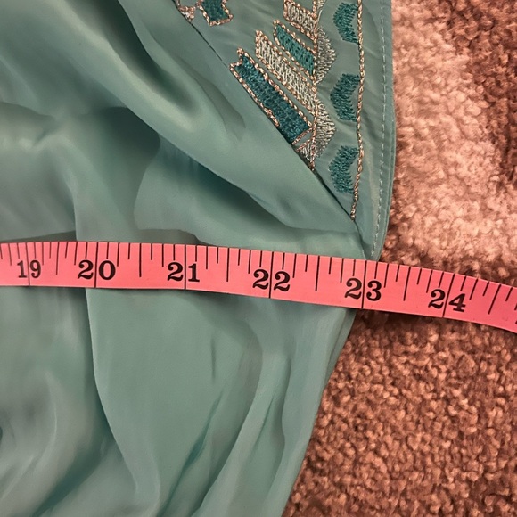 ✨RAMY BROOK-Ansley Flutter Sleeve Jumpsuit Malachite - Size Large. NWT - Picture 11 of 14